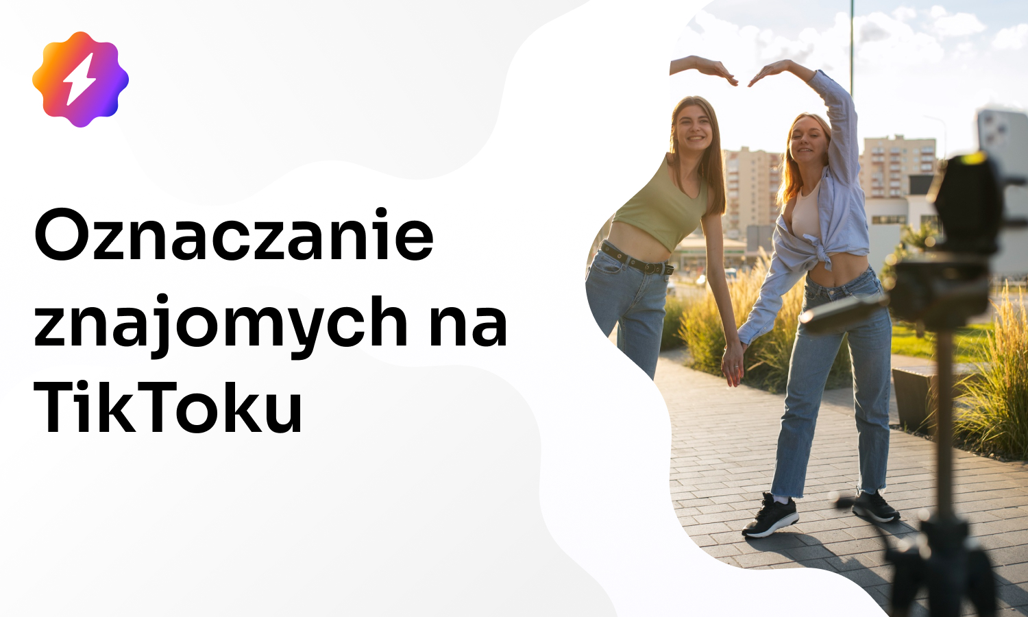 Oznaczanie znajomych na TikToku